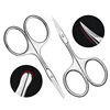 Curved Blade Eyebrow Scissors Professional Stainless Steel Precision Trimmer Eyebrow Eyelash Hair Remover Tool Nose Hair Scissor 4