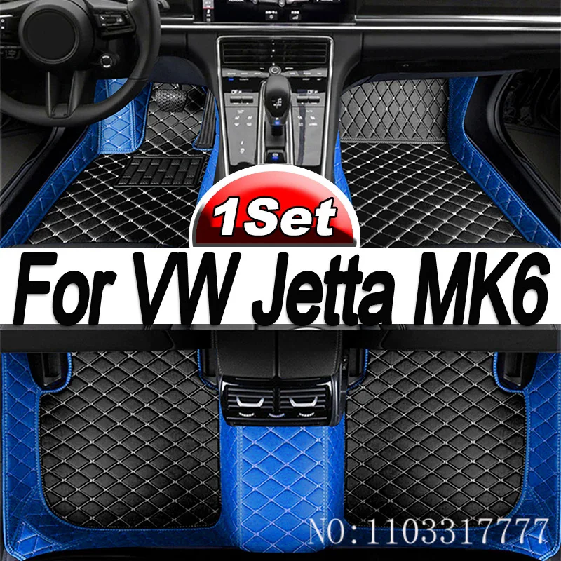 

Car Floor Mats For VW Jetta MK6 2011-2016 Auto DropShipping Center Interior Accessories 100% Fit Leather Carpets Rugs Foot Pads