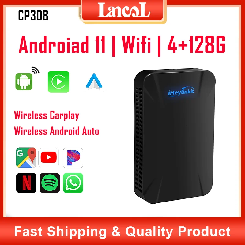 Cp308 Carplay Ai Box Android 11 Wireless Carplay Wireless 