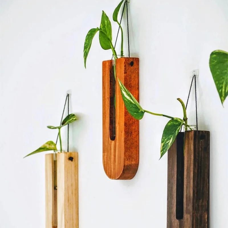 Wooden Hanging Planter 6