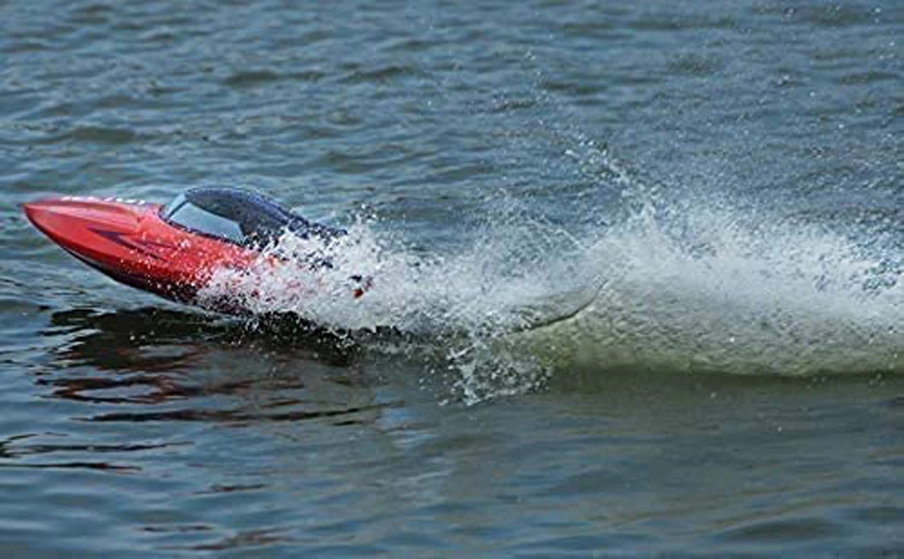 RC Boat Hobby RC Submarine Speedboat Large 65cm (25") Fast Hull Top Speed 55km/h Super Brushless Motor with Battery 4