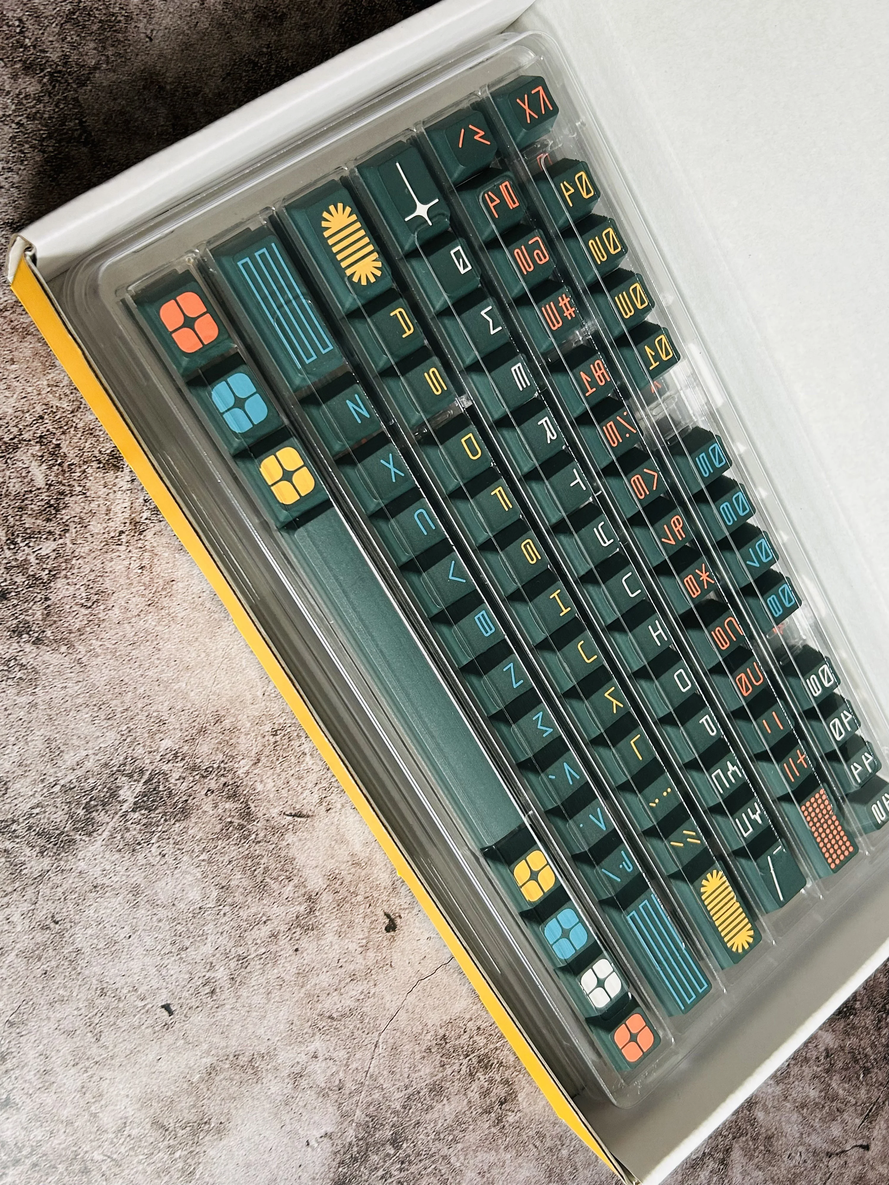 Expo PBT Teclado Mecânico, Perfil GMK 142,
