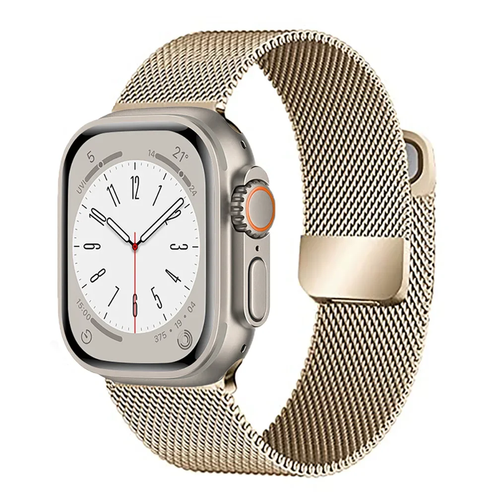 Premium Milanese Metal Watch Strap - Adjustable Mesh Band