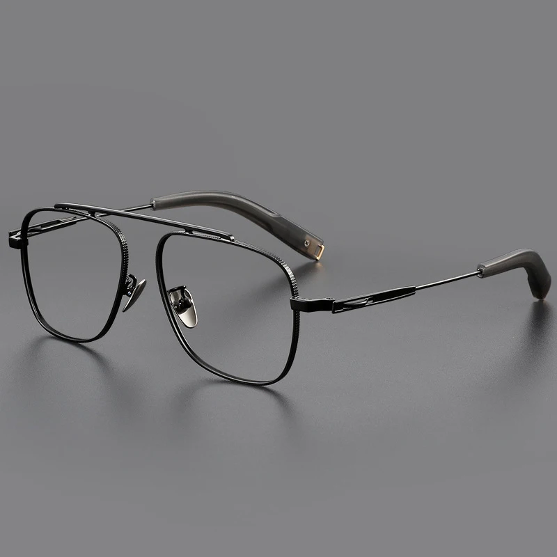 Titanium Eyeglasses Frames Oversized Optical Glasses for Men Luxury Brand Design Men Eyeglasses Trends Men's Top Grade Lunette