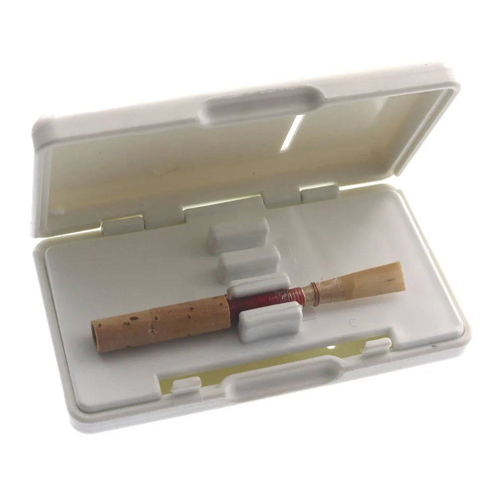 

Storage 6 PCS Oboe Reeds Bassoon Reeds Case Protect Reed Hold Box Holder Container Organiser Protector 9.5x5.5x2.2cm