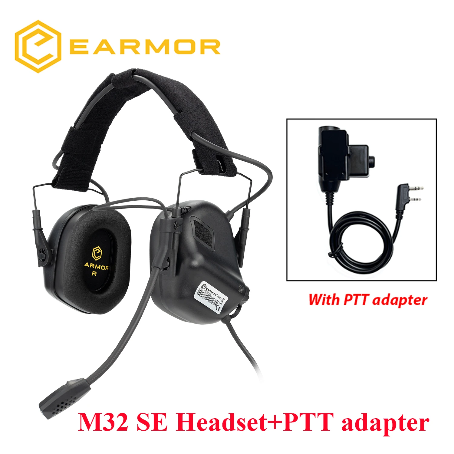 EARMOR M32 MOD4/SE 射撃イヤーマフ戦術ノイズリダクションヘッド