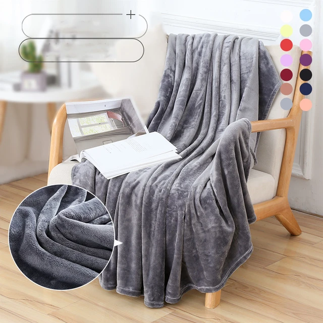 Soft Queen Size Blanket All Season Warm Microplush Lightweight Thermal  Fleece Blankets for Couch Bed Sofa Free Shipping - AliExpress