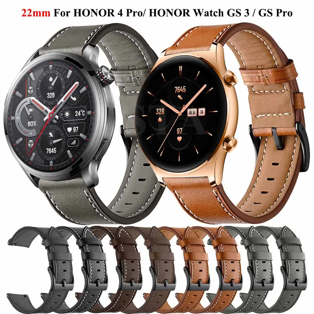 Hot 22Mm Cinturino In Pelle Magicwatch Per Honor Watch 4 Pro Gs 3/Gs Pro Honor Magic Watch 2 46Mm Cinturino Cinturino Correa