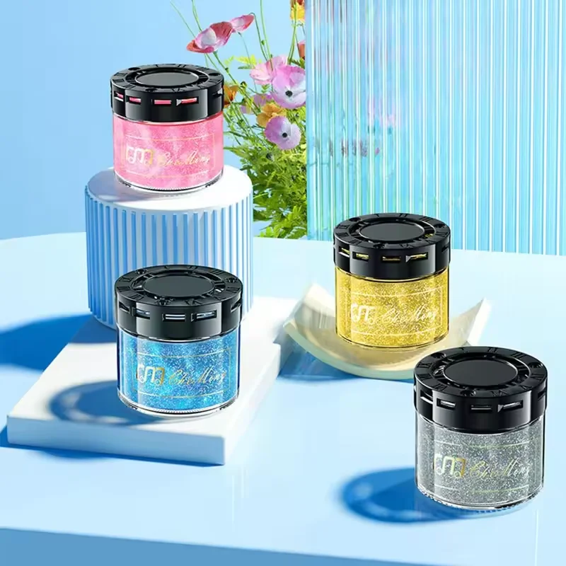 2026 New Flowing Sand Solid Fragrance Car Aromatherapy High End Car Logo Car Aromatherapy Seat Decoration Air Freshener 2