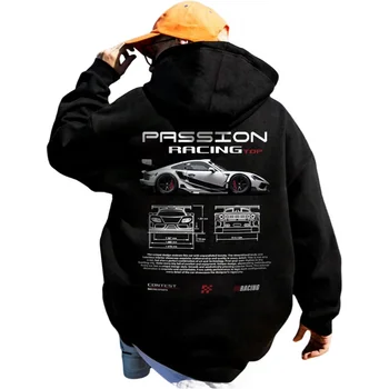 2025 جودة عالية الموضة العصرية مريحة متعددة الاستخدامات فضفاضة للجنسين مقنعين البلوز البلوز