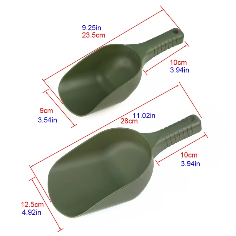 1pcs Baiting Throwing Spoon Bait Scoop Carp Fishing Tool Fishing Lure Casting Shovel for Spomb Fishing Accessories Equipment 3