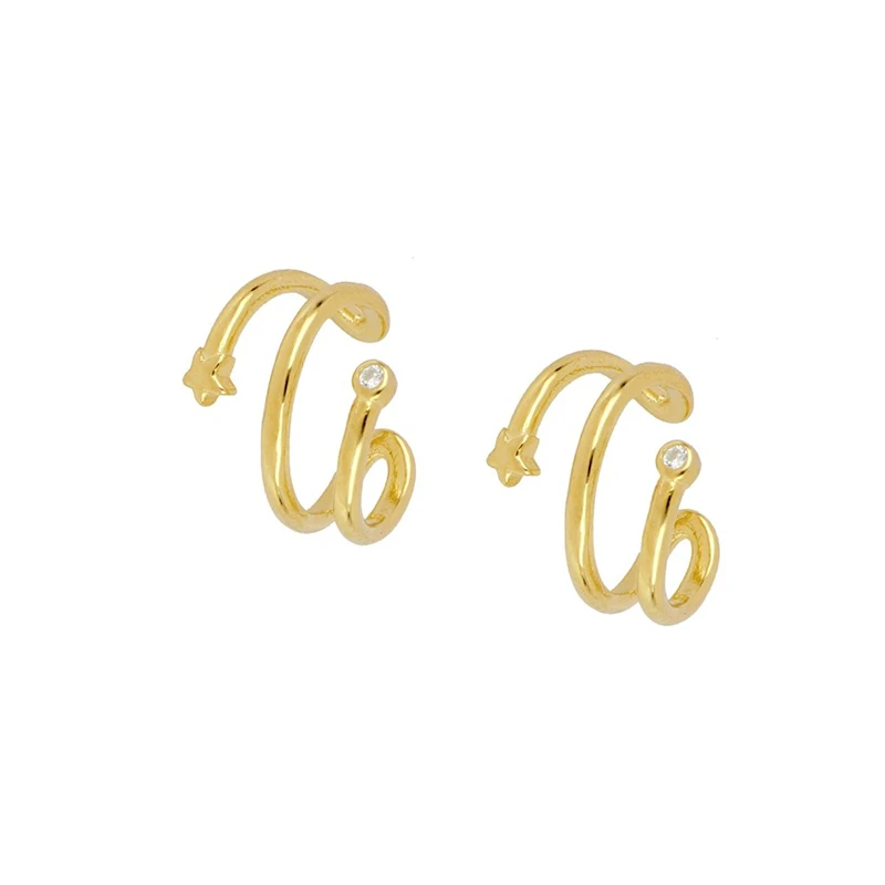 S3c39e3946b30413eb9495ddc6408ce29S Gold Plated Hoop Earrings Set for Women Retro Boho Piercing Ear Cuffs Stud Drop Dangle Earrings, Jewelry Accessories Mallzona