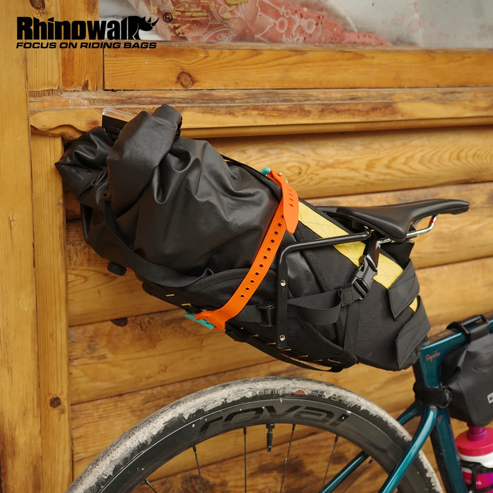 Rhinowalk Bike Saddle Bag Rainproof Dry 14L Bike Hard Shell