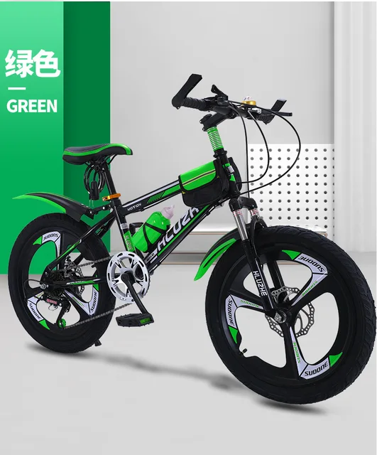 子供少年少女8-10-16歳の子供の自転車18インチ小学生の自転車