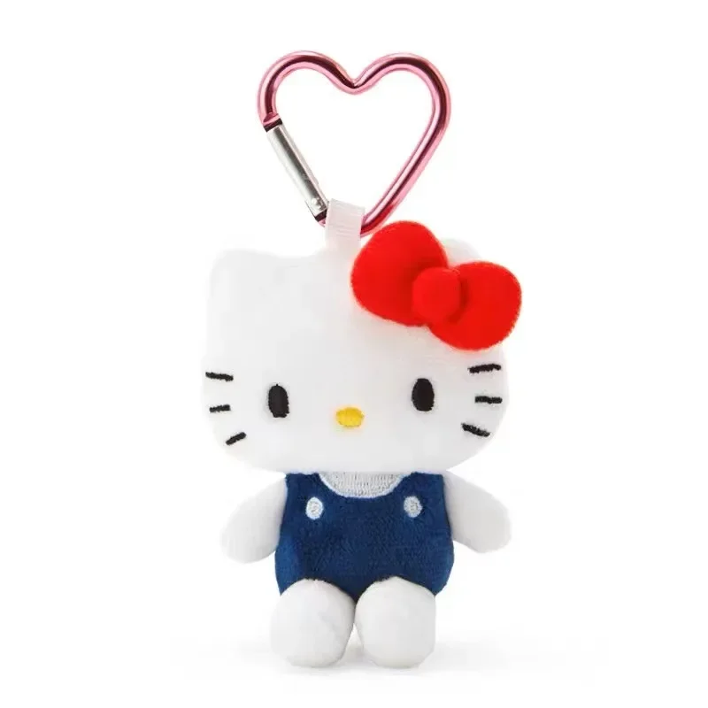 

Kawaii Sanrio Anime Hello Kitty Love Keychain Cartoon KTM Backpack Couple Pendant Decoration Children's Plush Toys Holiday Gift