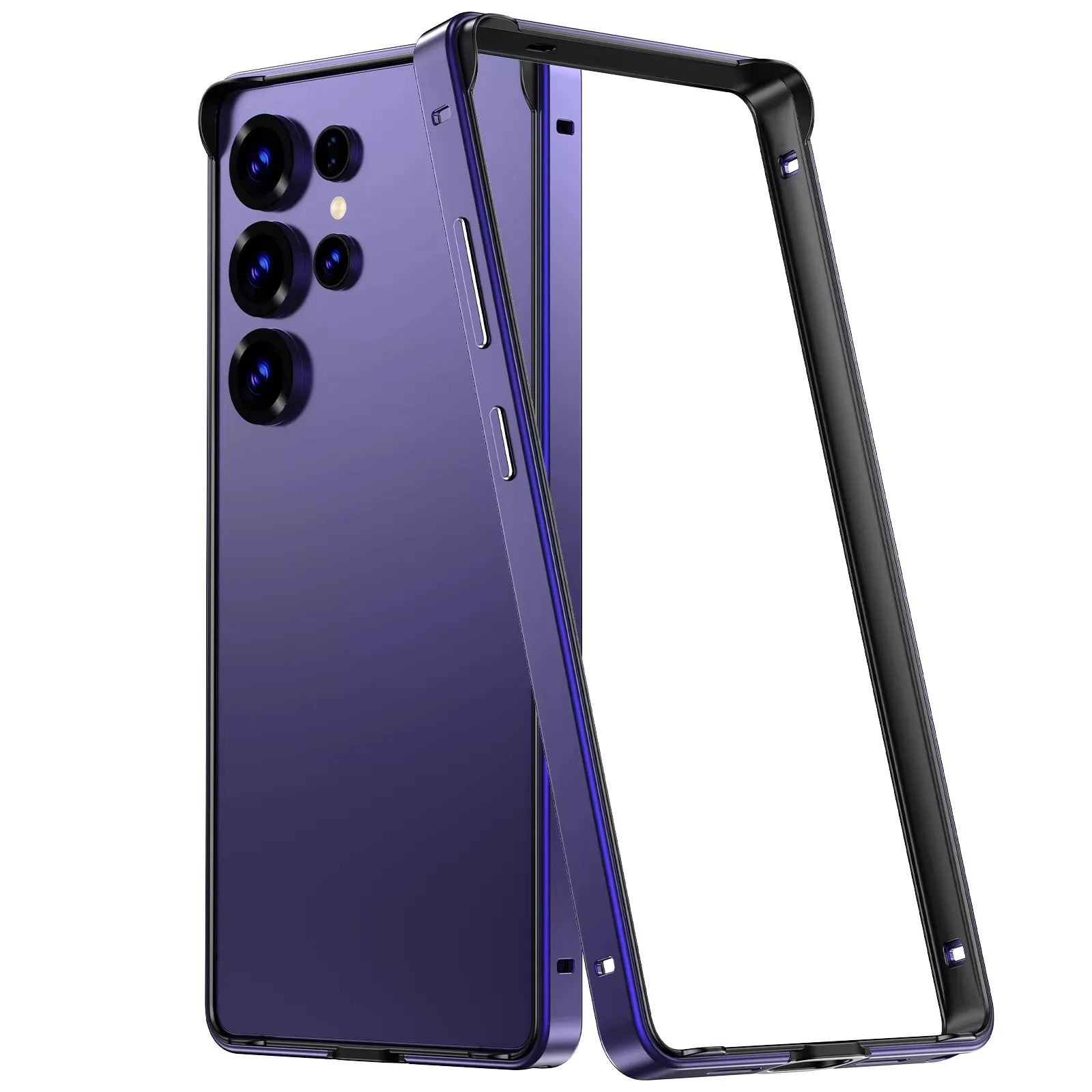 Ultra Slim Silicone Metal Bumper Phone Case - Tough and Drop Protection Cover