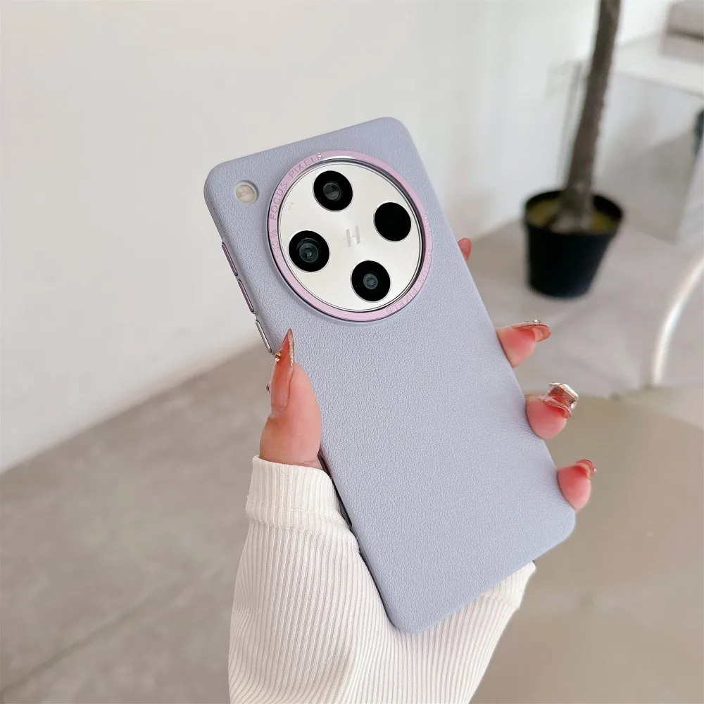 Lichee Pattern Matte Protective Back Cover - Full Cover Phone Shell