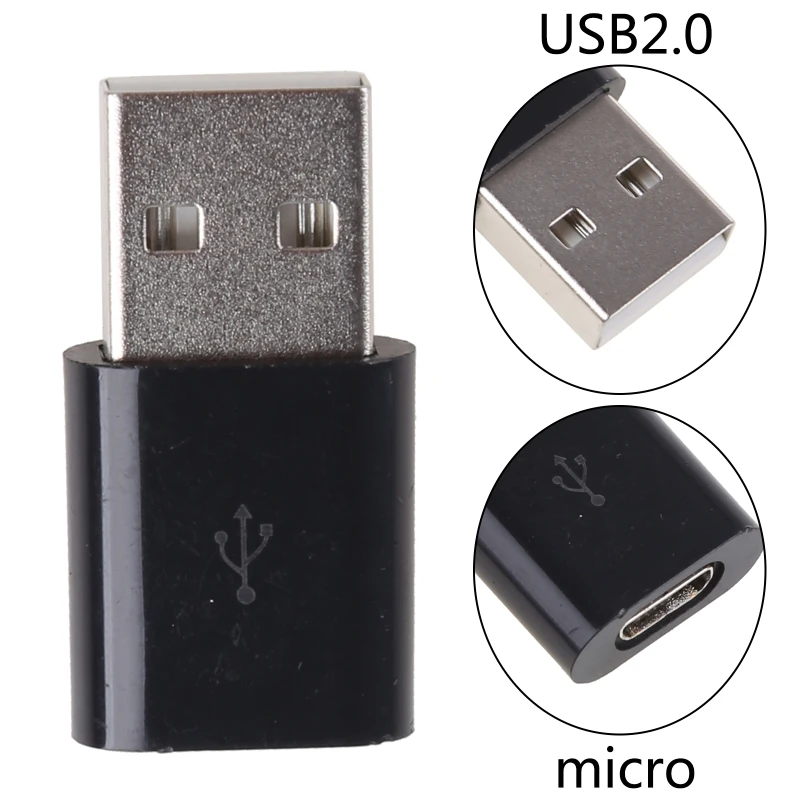 

Card Reader Keyboard Computer USB 2.0 Male to Micro USB Female Adapter Converter