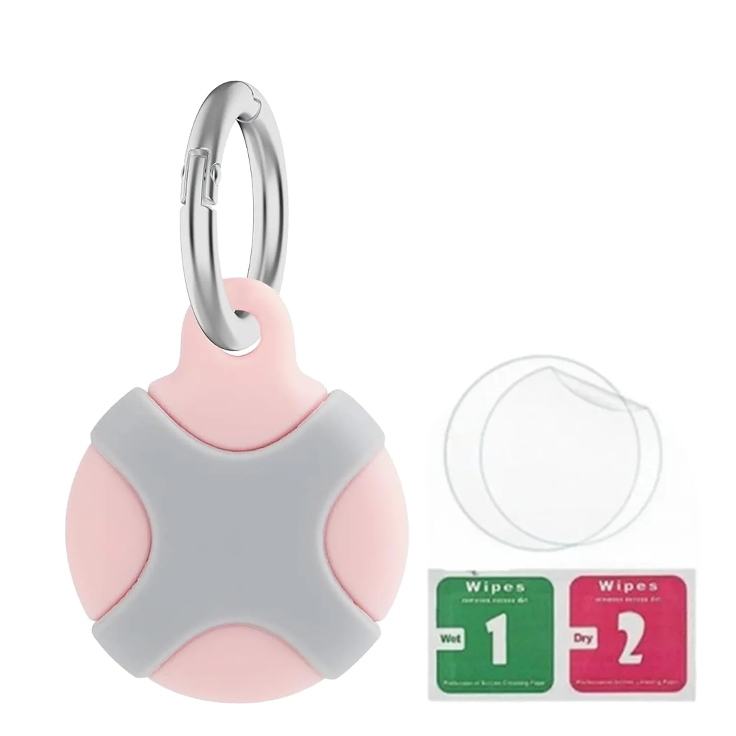 Airtag Holder Keychain - Durable Silicone Case