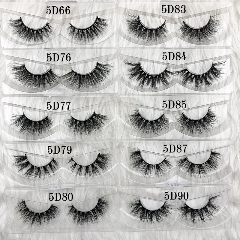 Mikiwi Thick Long 5D mink eyelashes long lasting mink lashes natural dramatic volume eyelashes extension 3d false eyelash 4