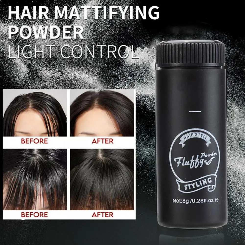 

Hair Styling Powder Natural Fluffy Hair Powder Adds Volume And Texture Remove Oil Greasy Residue Women Men Hair Powder