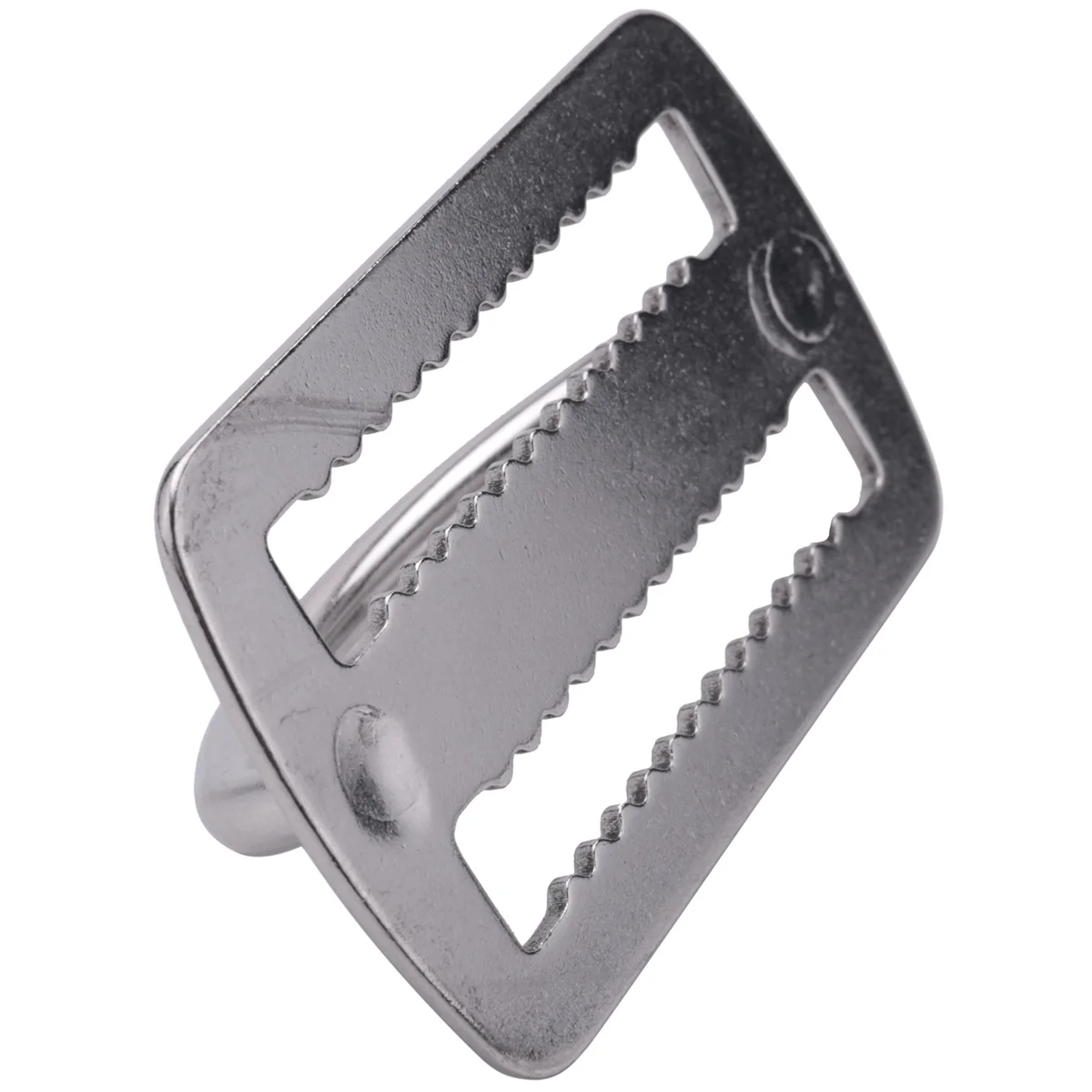 BAAU 6X 316 Stainless Steel D Ring Buckle Scuba Diving Weight Belt Keeper for 5cm Weight Belt Surfing Swimming Sport