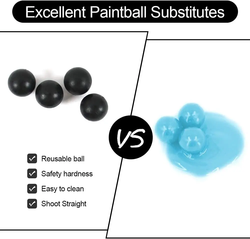 .43 Caliber Paintball Gun Bullets Reusable Shooting Ball