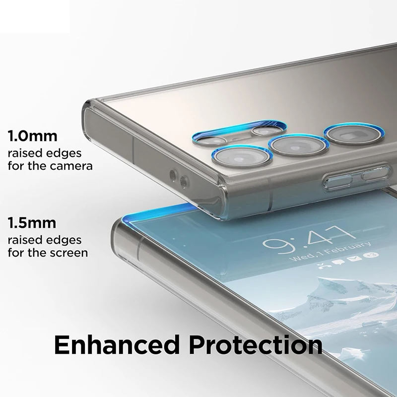 Ultra Thin Clear Silicone TPU Phone Case - Soft Protective Capa Cover Bumper