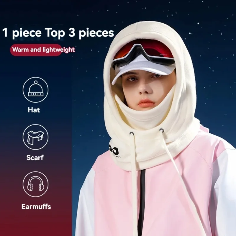 Full Face Headgear Skis Hooded Scarves Winter Sports, Warm Cycling Face Shields, Convenient and Practical for Outdoor Activities