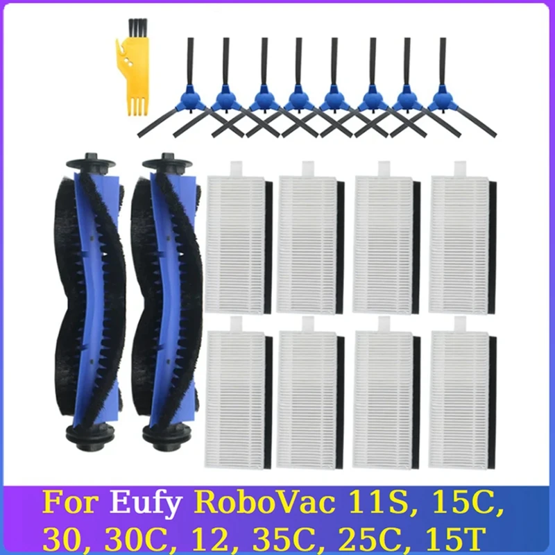 

Запасные части, аксессуары для Eufy Robovac 11S, 15C, 30, 30C, 12, 35C, 25C, 15T, Роботизированный пылесос для уборки дома