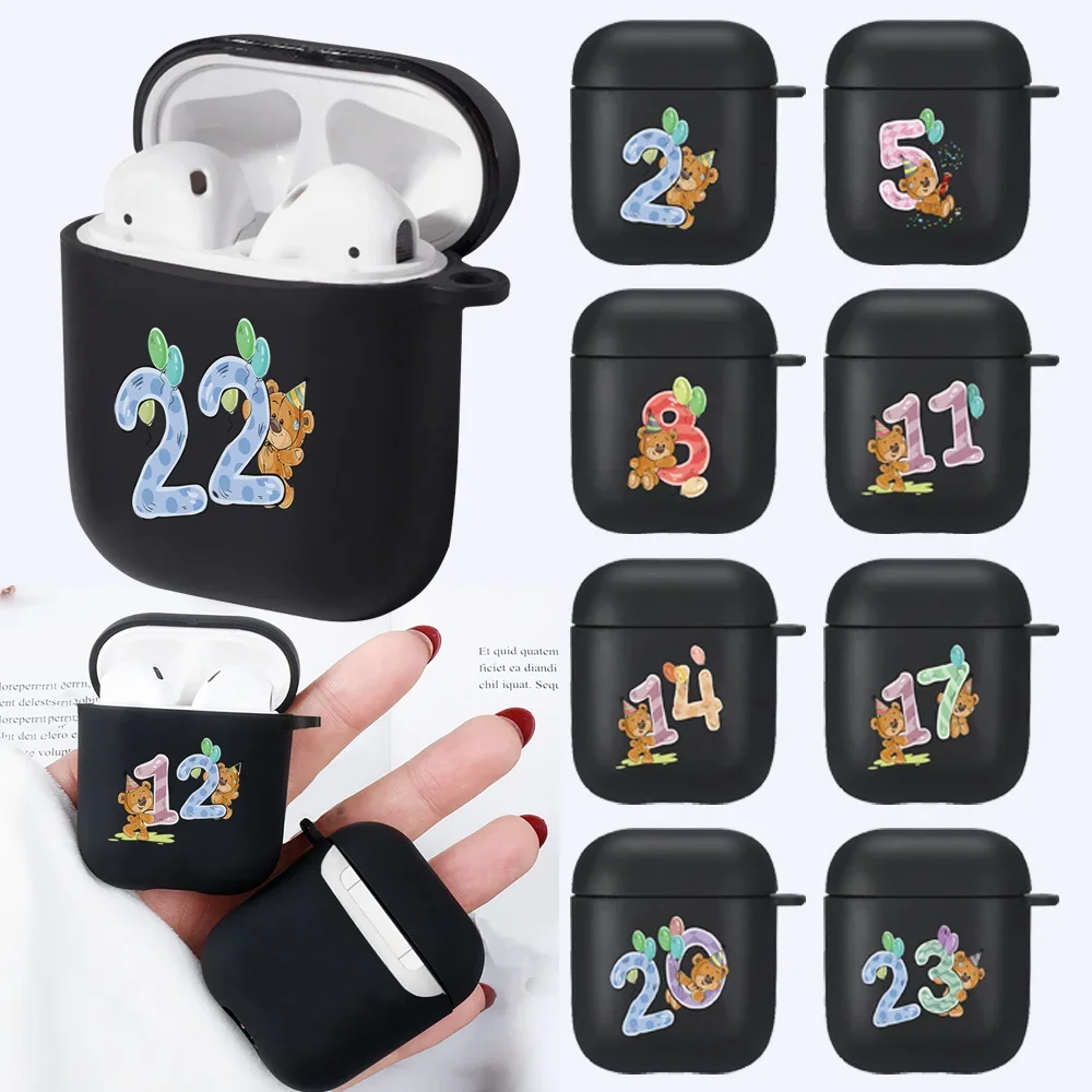 Custodia Airpods Per Apple Airpods Custodia Protettiva Per Cuffie Bluetooth Wireless In Silicone Con Motivo Carino 2/1 Gen
