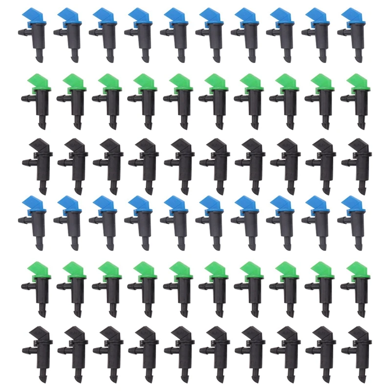 

120 Pieces Drip Emitter Garden Flag Irrigation Dripper In 3 Sizes, Trees And Shrubs, 1 GPH, 2 GPH, 4 GPH