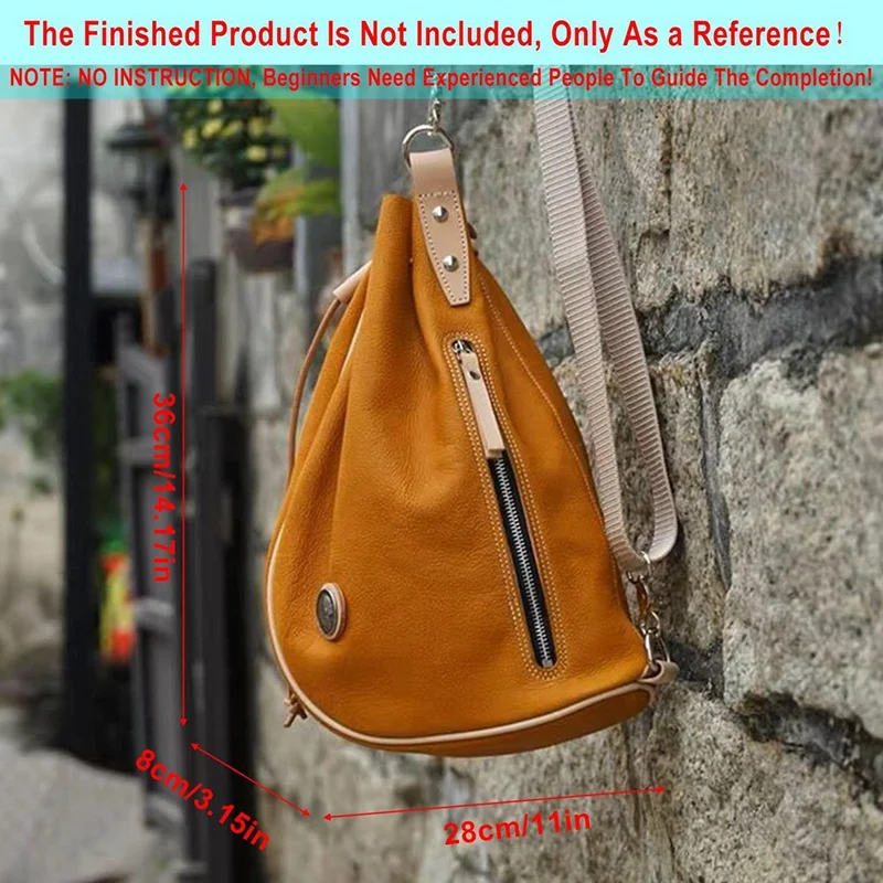 A33R-Sling Bag Acrylic Template,Leather Pattern Acrylic Leather Templates For Capacity Crossbody Backpack