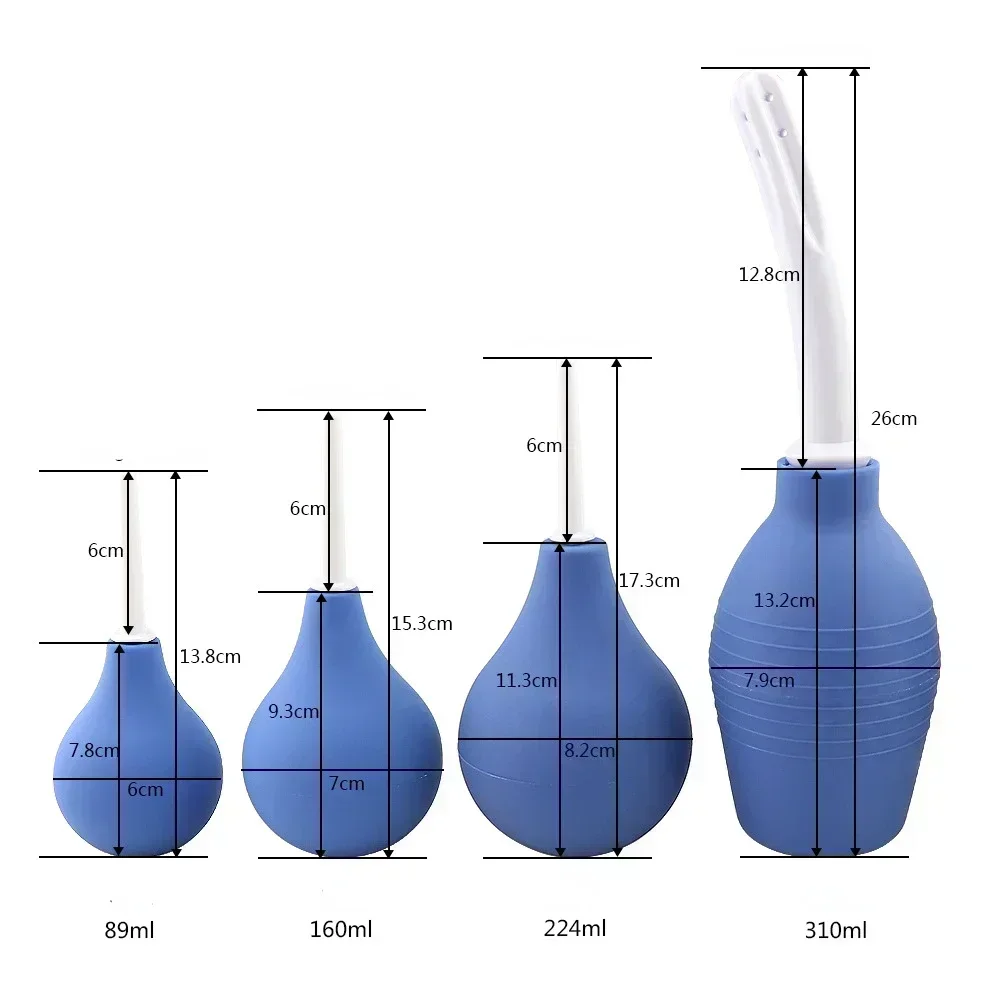 Medical Enema Irrigator Enema Bulb Syringe Anal Douche Cleaner Enema Colon Cleanse Feminine Hygiene Anal Cleaner Devices 6