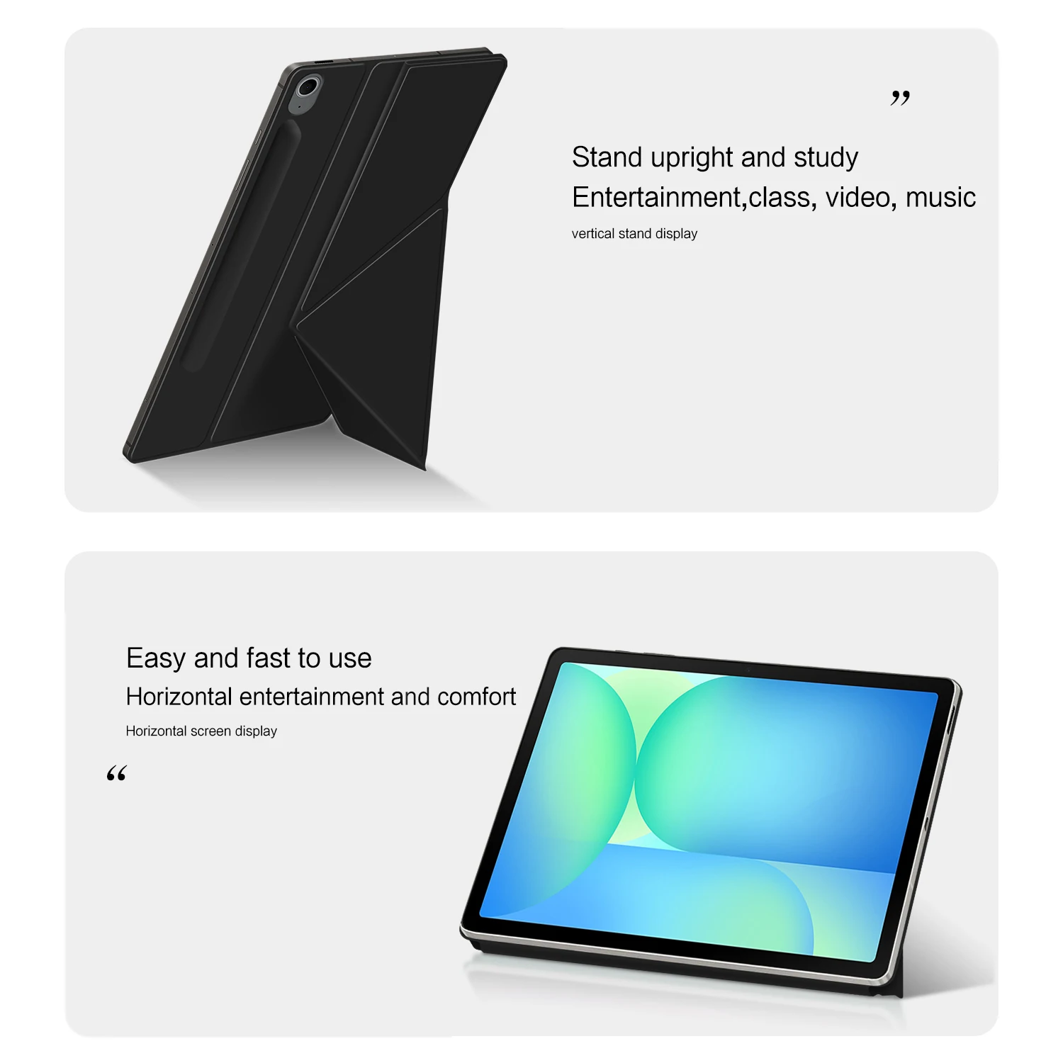 Enhanced Smart Magnetic Tablet Case