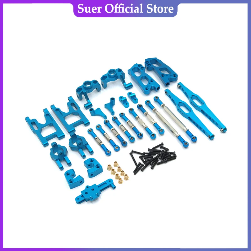

Metal Upgrade Parts for Wltoys 12428 A-B C 12423 FY-01 02 03 Metal Upgrade Parts Set, Swing Arm, Steering Cup, Pull Rod, Etc.