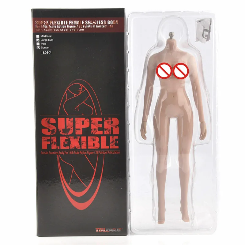 TBLeague Phicen S02A S06B S09C S12D 1/6 Middle Large Bust Suntan