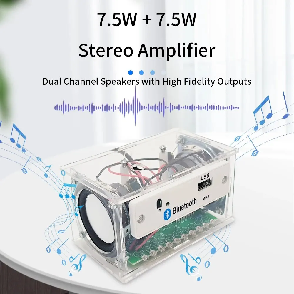 Bluetooth Speakers 15W Electronic Kit Components DIY