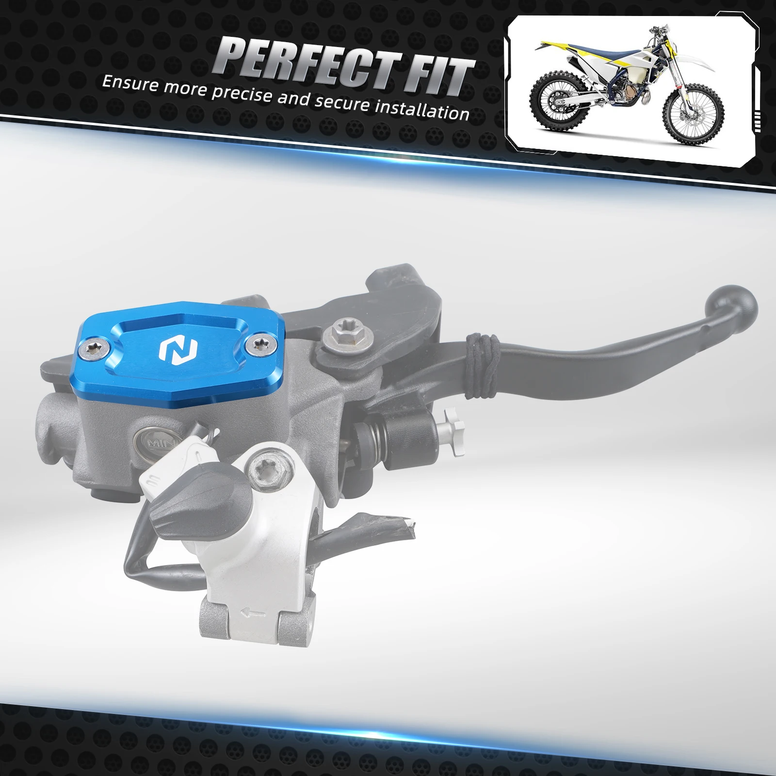 NICECNC Für Husqvarna TE 300i TE 250i FE250 FE350 FE450501 2022-2024 Bremskupplungsflüssigkeitsbehälterabdeckung für GasGas EC 300 – Detail 10