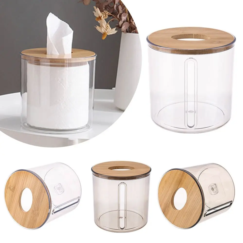 Waterproof Toilet Paper Holder Round Plastic Paper Container Wall Mounted Shelf Bathroom toilet paper rack toilet paper holder toilet roll holder