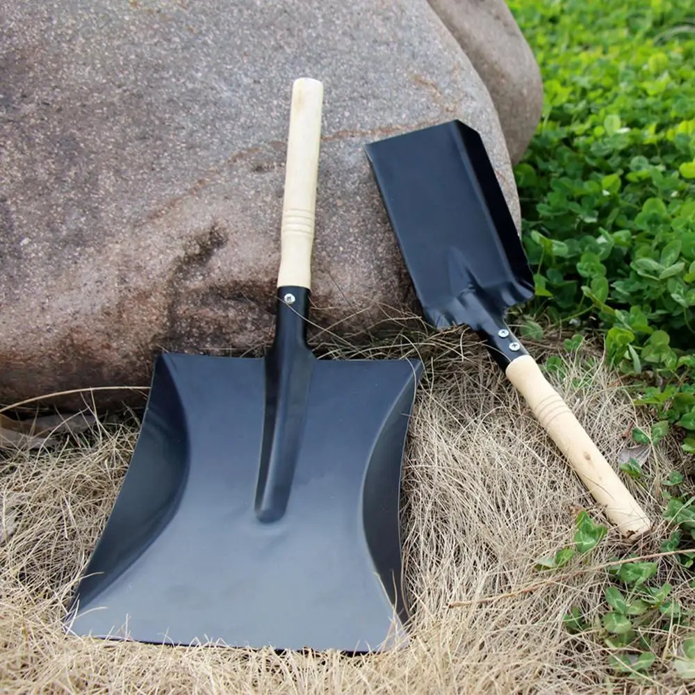 Description Picture 3 of itemChimney Shovel Fireplace Tools Steel Dustpan Ash Shovel Fireplace Cleaning Tool Wood Burner Accessories