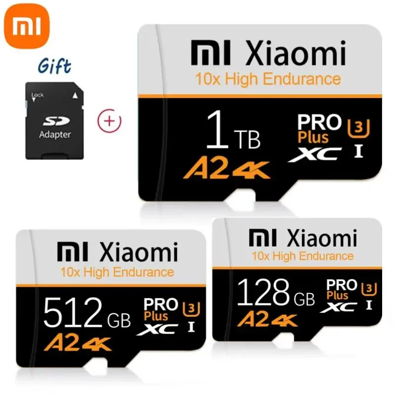 Tarjeta de memoria SD Mijia Xiaomi de 128 GB y 256 GB, 1 TB, clase 10, tarjeta Flash de alta velocidad TF, tarjeta SD de 2 TB, tarjeta Micro TF SD para Nintendo Switch y PS Vita