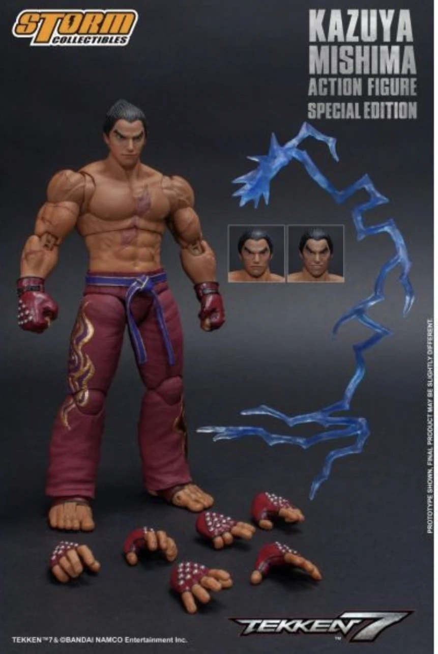 Storm Toys 1/12 Kazuya Mishima Tekken7 Special Edition Soldier Model Full  Set 6 Action Figure Toy In Stock