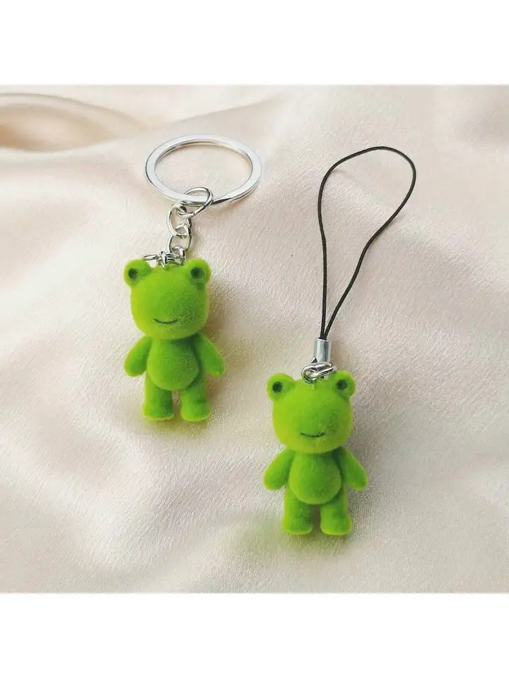 Adorable Frog Keychain Set for Fun Lovers