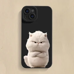Quirky Cat Design Shockproof Silicone Phone Case with Matte Soft Finish for 7 8 Or SE 2020 (1)