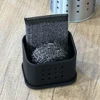 Metal Sponge Drainer Rack, Kitchen Storage Organizer, Sink Edge Storage Box - Space Saving & Durable Kitchen Accessories 4