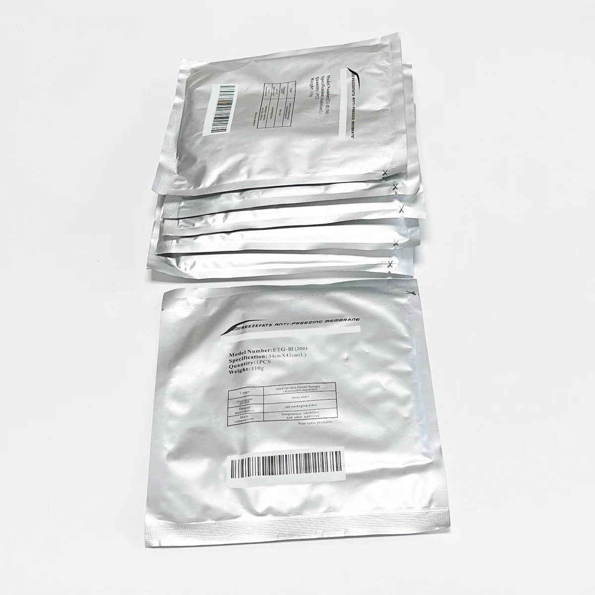 Fat Freezing Membranes Anti Freeze Membranes Gel Patches for Cryolipolysis Body Slimming Massager Weight Loss Lipo Cold Therapy