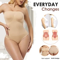 Women's Strapless Jumpsuit Shapewear New Sexy Briefs Bodysuit Butt Lifter Compression Waist Trainer Push Up Backless Shaper - Image 6