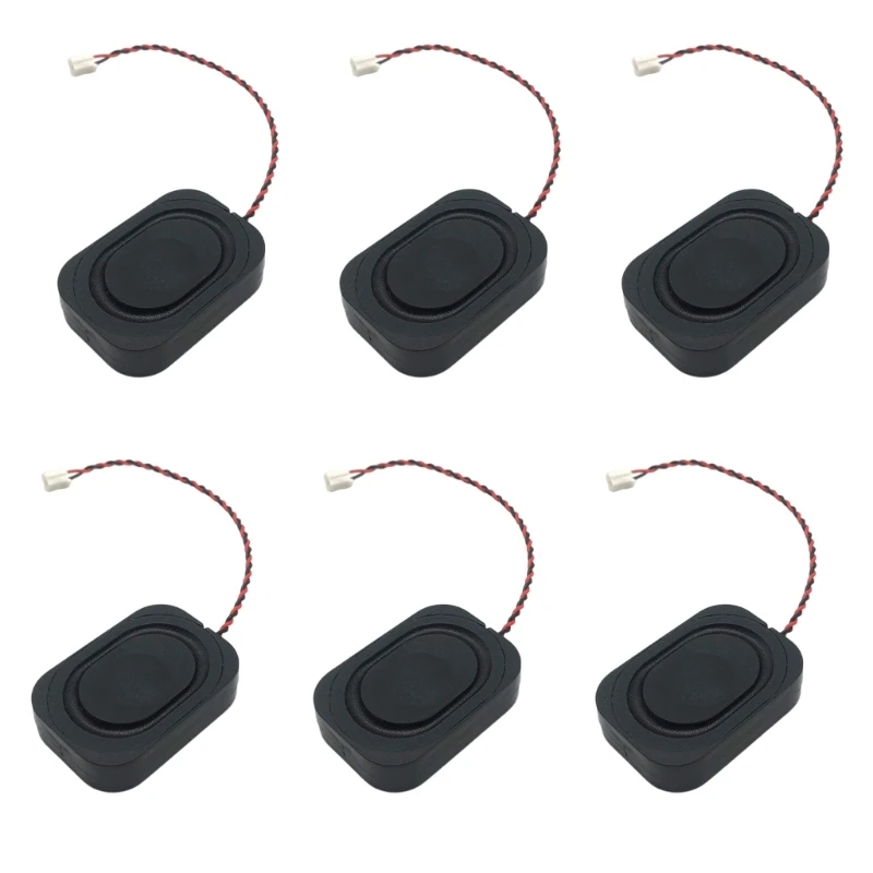 6 개/대 8ohm 2W 스피커 2030 캐비티 스피커 20x30mm 확성기 1.2khz 터미널 케이블 와이어로 쉬운 설치
