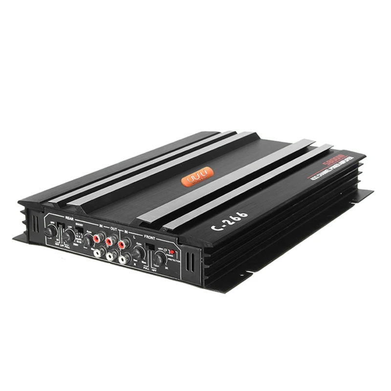 4 Channel Car 12V 4Ohm Audio High Power Stereo Amplifier Amp Speaker Metal Black Car Amplifiers 5800W